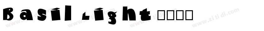 Basil Light字体转换